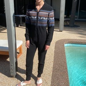 NAADAM cashmere jumpsuit.